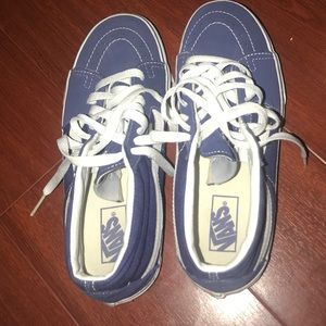 blue medium top vans